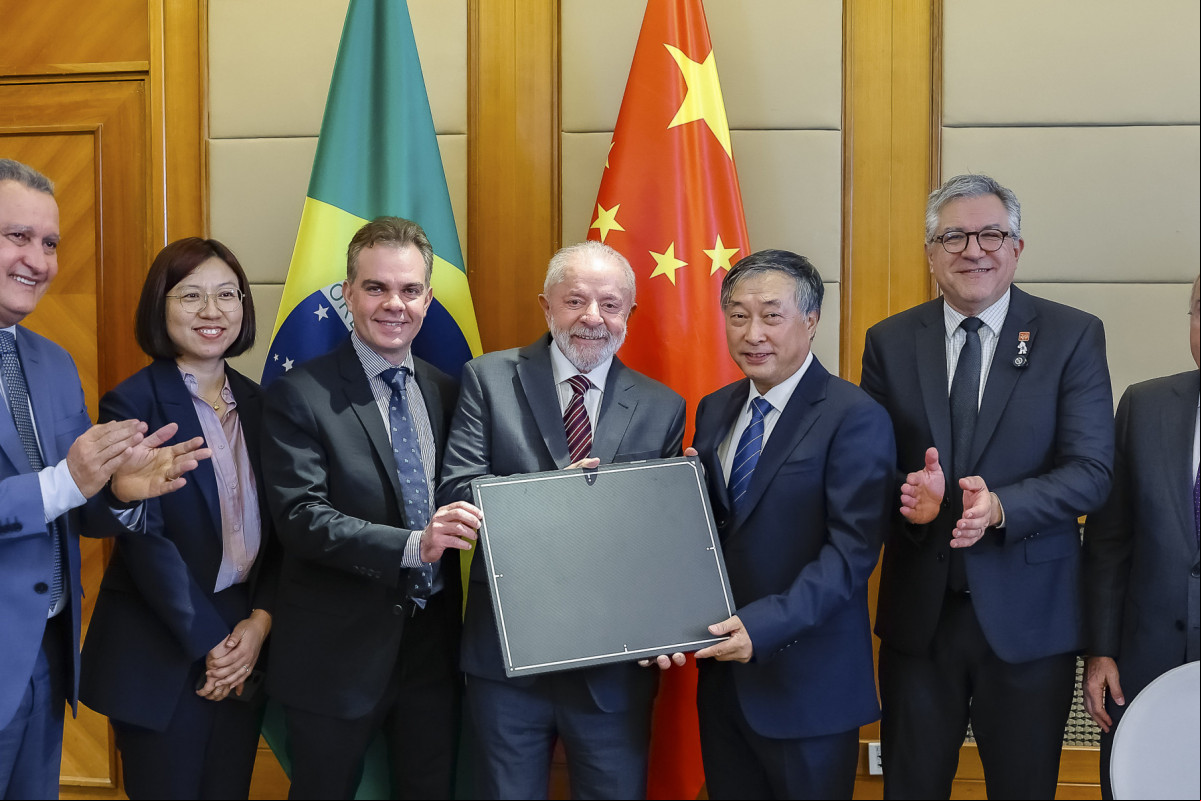Presidente da República, Luiz Inácio Lula da Silva, durante  de atos. Pequim -  China.??