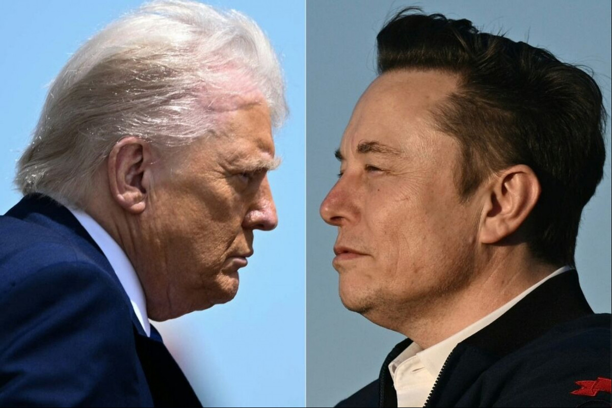 Trump e Musk tê trocado farpas após saída do CEO da Tesla do governo (Foto: Brendam Smialowski/AFP) Trump e Musk tê trocado farpas após saída do CEO da Tesla do governo/Foto: Brendam Smialowski/AFP